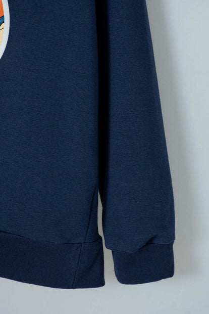 BUZO DE DRAGON BALL Z CERRADO AZUL OSCURO PARA NIÑO