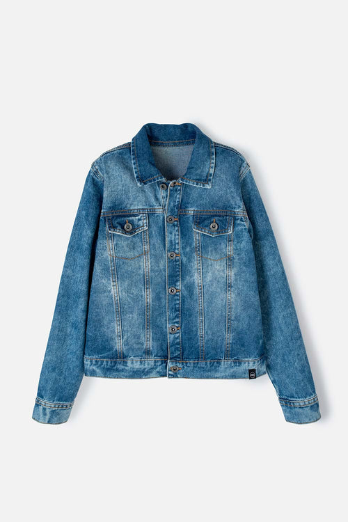 CHAQUETA DE SPIDER-MAN EN DENIM AZUL PARA NIÑO