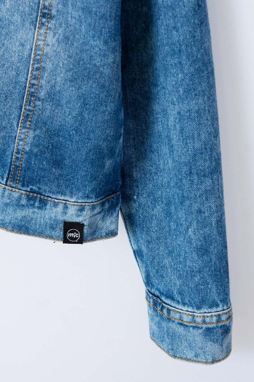 CHAQUETA DE SPIDER-MAN EN DENIM AZUL PARA NIÑO