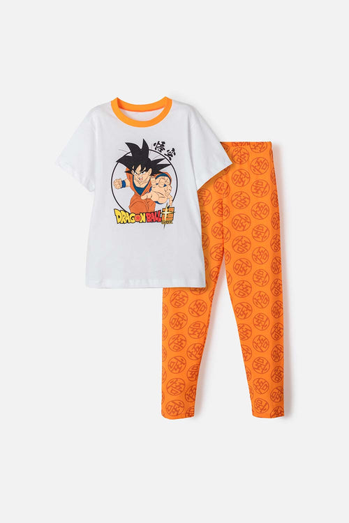 Card slide image -  PIJAMA DE DRAGON BALL DE PANTALÓN LARGO BLANCO PARA NIÑO