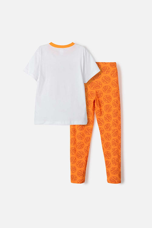 Card slide image -  PIJAMA DE DRAGON BALL DE PANTALÓN LARGO BLANCO PARA NIÑO