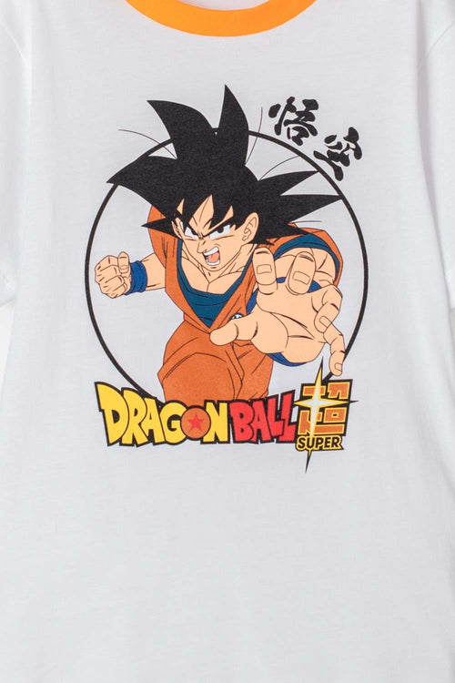 Card slide image -  PIJAMA DE DRAGON BALL DE PANTALÓN LARGO BLANCO PARA NIÑO