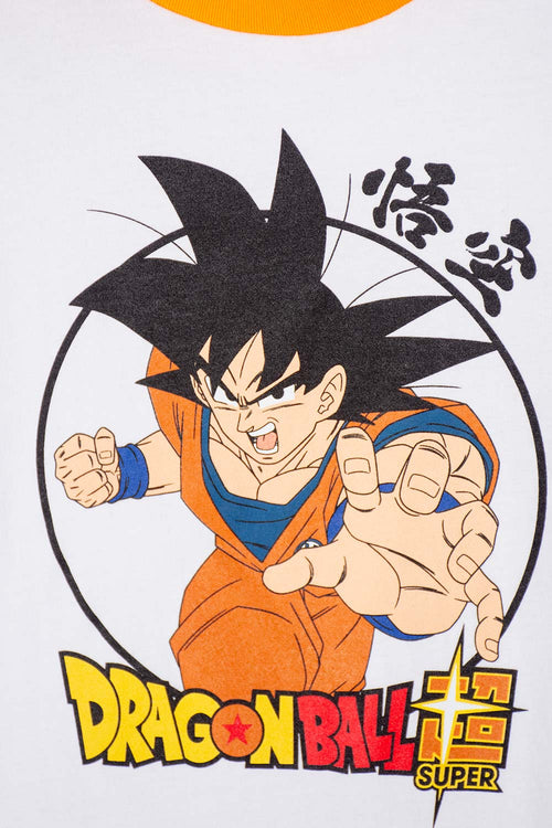 Card slide image -  PIJAMA DE DRAGON BALL DE PANTALÓN LARGO BLANCO PARA NIÑO