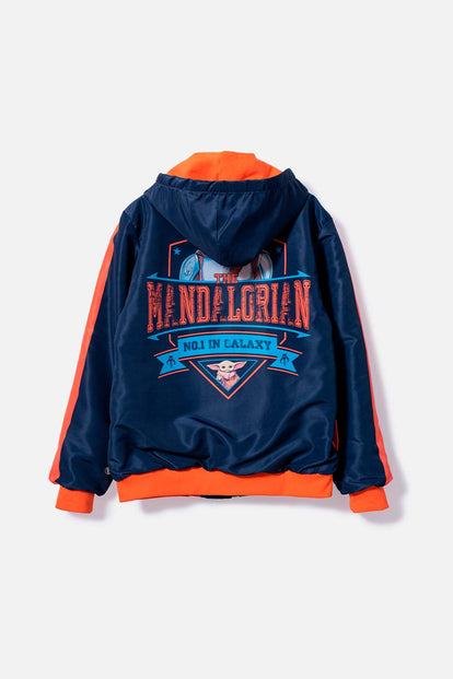 CHAQUETA DE STAR WARS CON CAPUCHA AZUL OSCURA PARA NIÑO