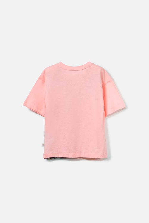 Card slide image -  CAMISETA DE BUGS BUNNY MANGA CORTA MANDARINA PARA NIÑA