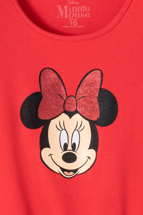 Card slide image -  VESTIDO DE MINNIE MOUSE CON FALDA DE TUTÚ  ROJO PARA NIÑA