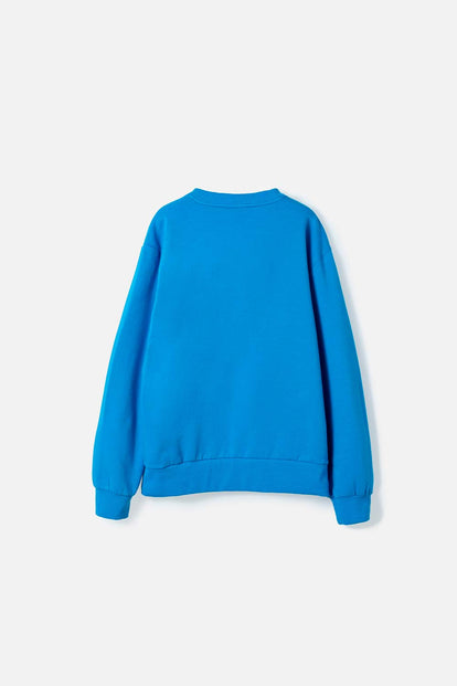 BUZO DE BART SIMPSON CERRADO AZUL PARA NIÑO