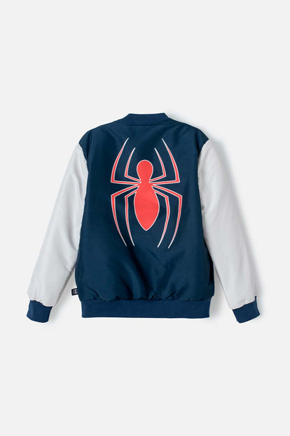 CHAQUETA DE SPIDER-MAN CON CIERRE AZUL PARA NIÑO