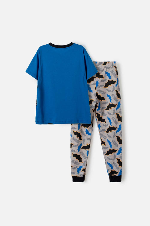 Card slide image -  PIJAMA DE BATMAN  MANGA CORTA AZUL PARA NIÑO