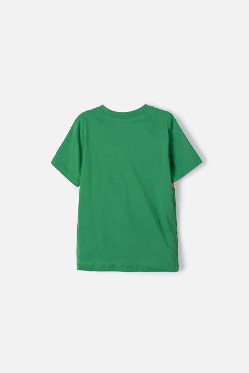 Card slide image -  CAMISETA DE LAS TORTUGAS NINJA MANGA CORTA VERDE PARA NIÑO