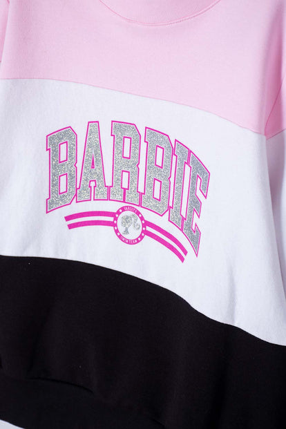 BUZO DE BARBIE CERRADO MULTICOLOR PARA NIÑA