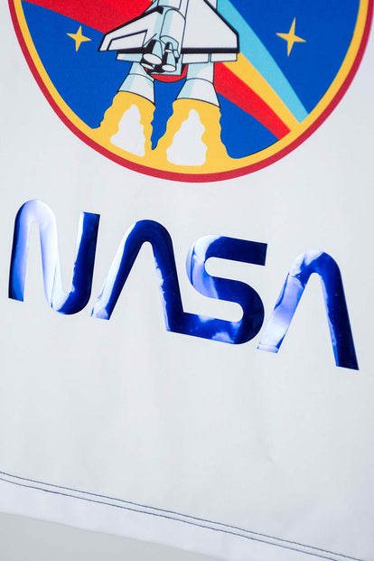 CAMISETA DE BAÑO NASA BLANCO/AZUL/ROJO PARA NIÑO