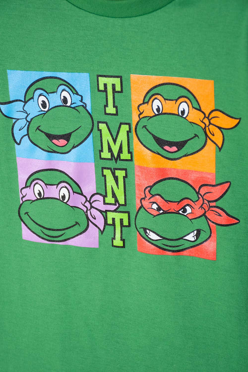 Card slide image -  CAMISETA DE TORTUGAS NINJA MANGA CORTA VERDE PARA NIÑO