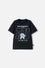 CAMISETA DE AMONG US NEGRO PARA TEENS NIÑO