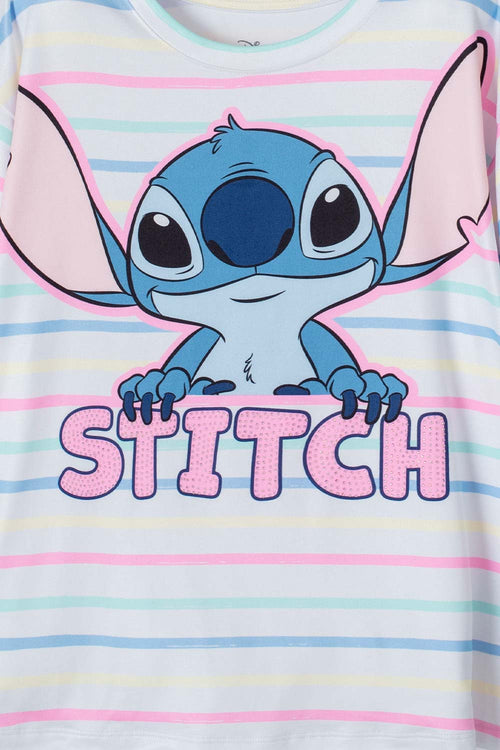 Card slide image -  CONJUNTO DE STITCH MULTICOLOR CON PANTALÓN LARGO PARA NIÑA