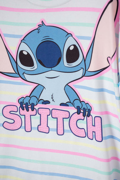 CONJUNTO DE STITCH MULTICOLOR CON PANTALÓN LARGO PARA NIÑA