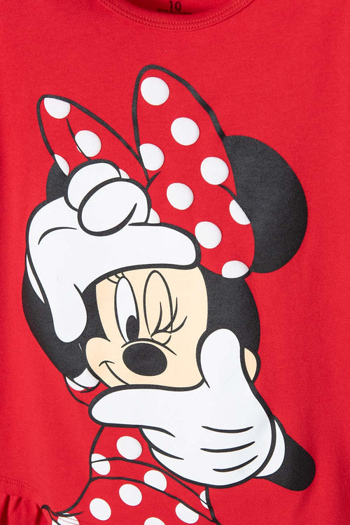 PIJAMA DE MINNIE MOUSE MANGA CORTA MULTICOLOR PARA NIÑA