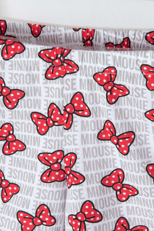 PIJAMA DE MINNIE MOUSE MANGA CORTA MULTICOLOR PARA NIÑA