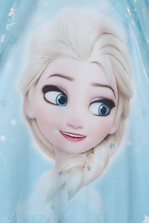 PIJAMA TIPO BATOLA DE FROZEN AZUL PARA NIÑA