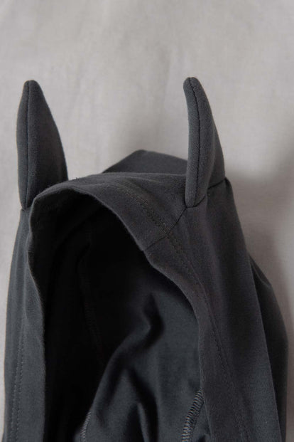 CAMISETA DE BATMAN MANGA CORTA GRIS PARA NIÑO