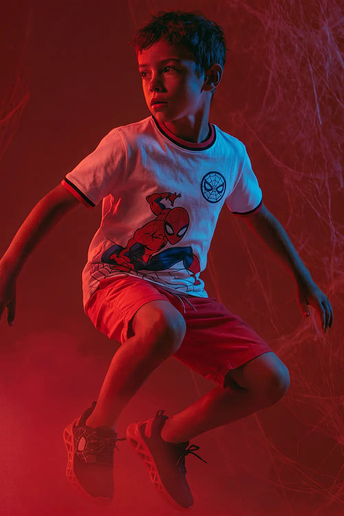 CAMISETA DE SPIDERMAN MANGA CORTA PARA NIÑO
