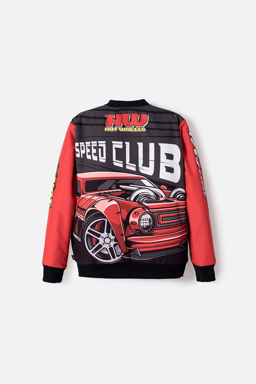 CHAQUETA DE HOT WHEELS CON CIERRE MULTICOLOR PARA NIÑO