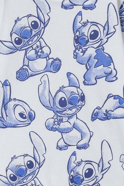 CAMISETA DE STITCH MANGA CORTA MULTICOLOR PARA NIÑA