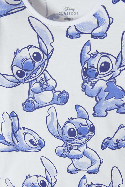 CAMISETA DE STITCH MANGA CORTA MULTICOLOR PARA NIÑA