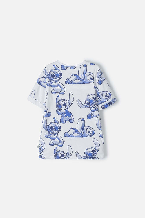 Card slide image -  CAMISETA DE STITCH MANGA CORTA MULTICOLOR PARA NIÑA