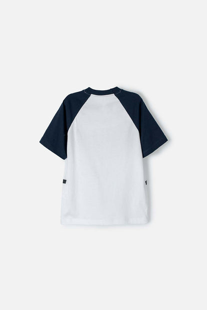 CAMISETA DE SONIC MANGA CORTA AZUL PARA NIÑO