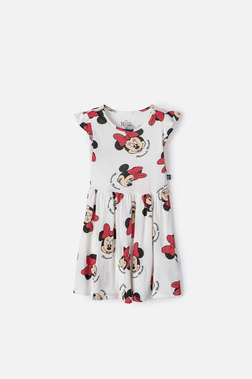 VESTIDO DE MINNIE MOUSE IVORY PARA NIÑA