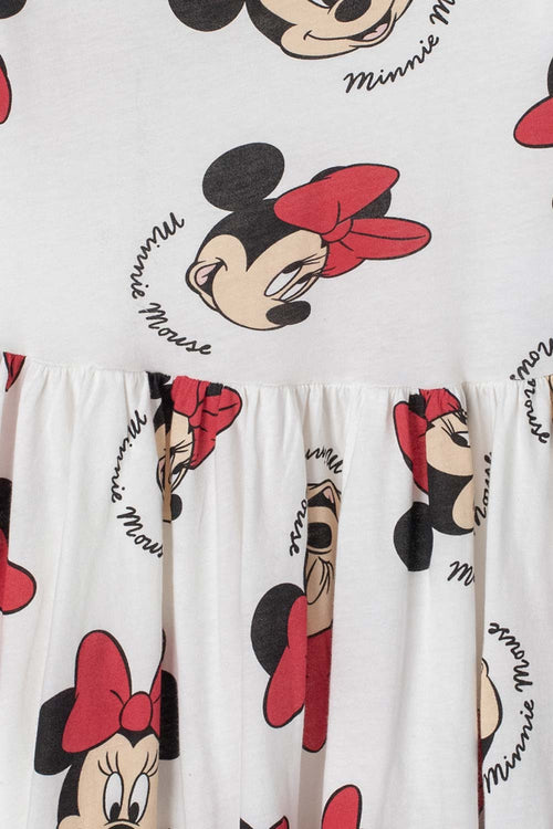 VESTIDO DE MINNIE MOUSE IVORY PARA NIÑA