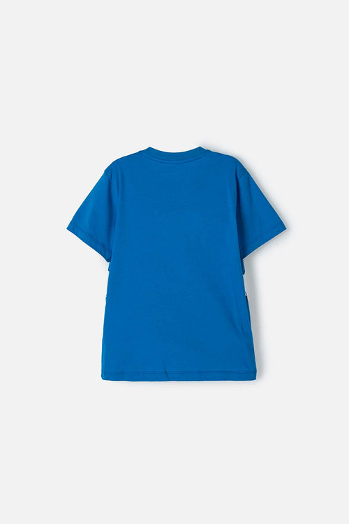 Card slide image -  CAMISETA DE SONIC MANGA CORTA AZUL PARA NIÑO