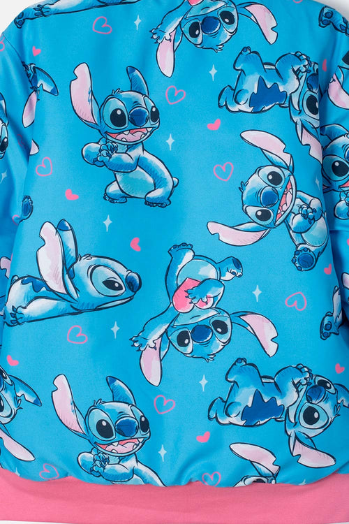 Card slide image -  CHAQUETA DE STITCH CON CIERRE AZUL PARA NIÑA