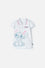 CAMISETA TIPO POLO DE STITCH BLANCO PARA NIÑA
