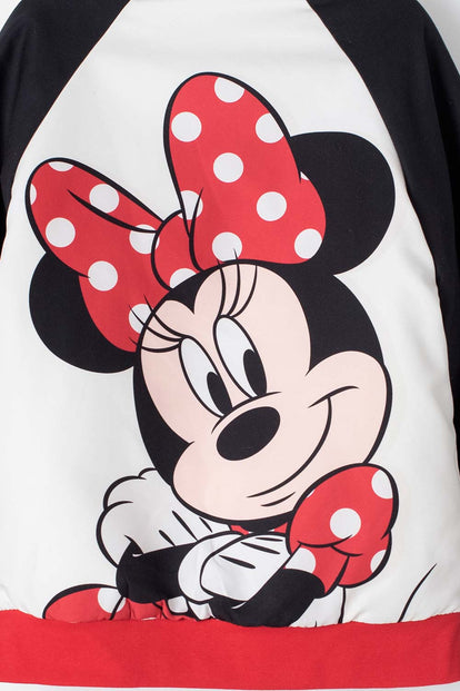  CHAQUETA DE MINNIE MOUSE CON CIERRE PARA NIÑA