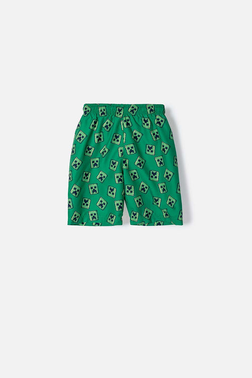 Card slide image -  PANTALONETA DE BAÑO MINICRAFT VERDE PARA NIÑO