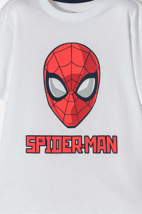 Card slide image -  CAMISETA DE SPIDERMAN MANGA CORTA BLANCA PARA NIÑO