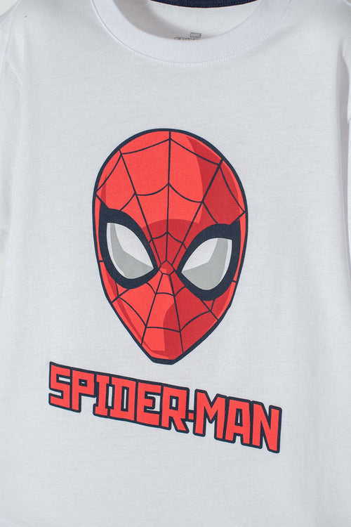 Card slide image -  CAMISETA DE SPIDERMAN MANGA CORTA BLANCA PARA NIÑO