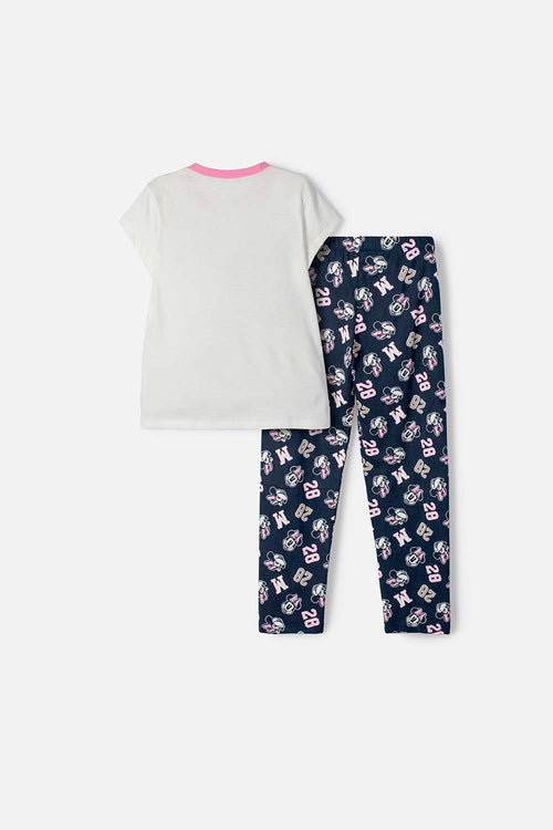 Card slide image -  PIJAMA MINNIE MOUSE PANTALÓN LARGO MULTICOLOR PARA NIÑA