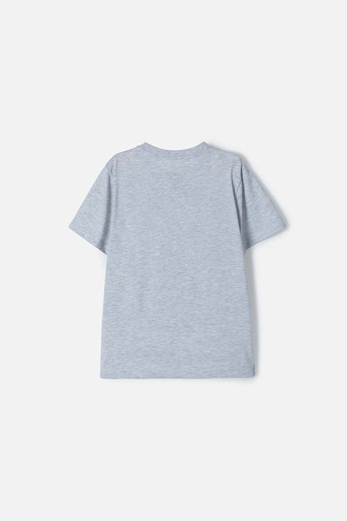 Card slide image -  CAMISETA DE MINECRAFT MANGA CORTA GRIS PARA NIÑO