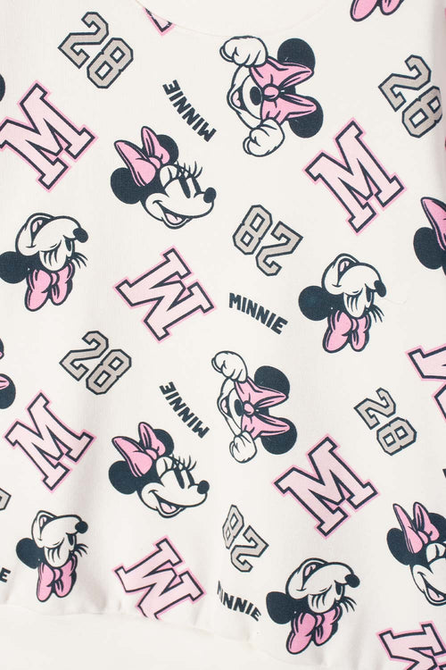 Card slide image -  CONJUNTO DE MINNIE MOUSE CON BUZO MARFIL PARA NIÑA