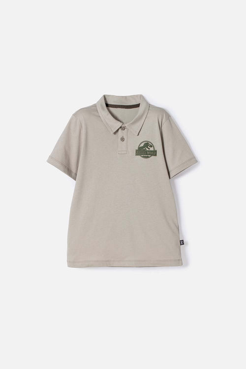 Card slide image -  CAMISETA TIPO POLO DE JURASSIC WORLD VERDE PARA NIÑO