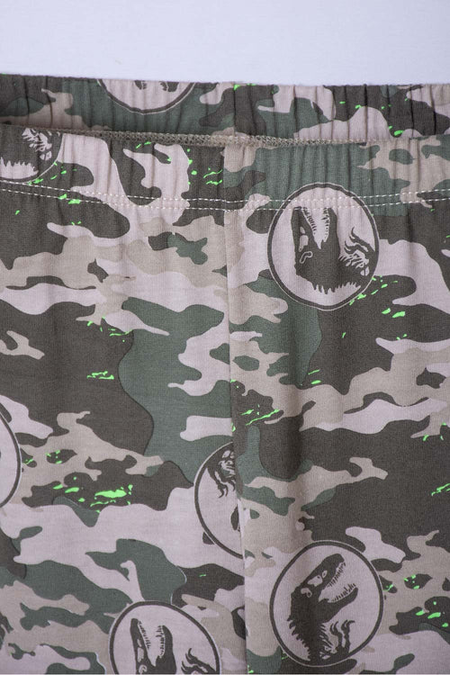 Card slide image -  PIJAMA DE JURASSIC WORLD VERDE DE CAMISETA MANGA CORTA PARA NIÑO