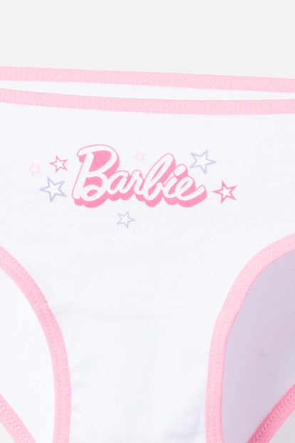 PACK X2 PANTIES  DE BARBIE ROSADO ESTAMPADO PARA NIÑA