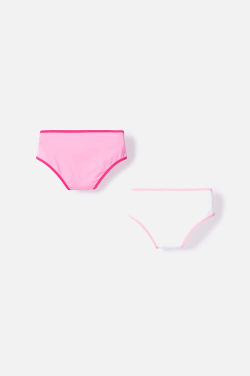 Card slide image -  PACK X2 PANTIES  DE BARBIE ROSADO ESTAMPADO PARA NIÑA