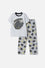 PIJAMA DE CÓMO ENTRENAR A TU DRAGÓN GRIS Y NEGRO PARA NIÑO
