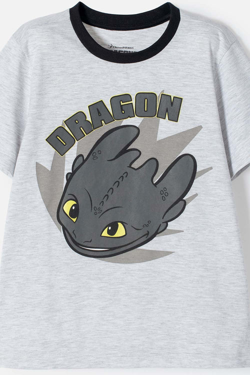 Card slide image -  PIJAMA DE CÓMO ENTRENAR A TU DRAGÓN GRIS Y NEGRO PARA NIÑO