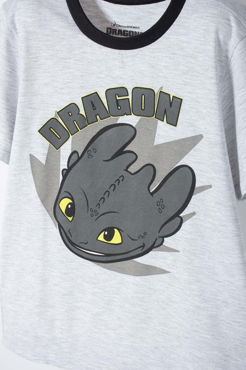 Card slide image -  PIJAMA DE CÓMO ENTRENAR A TU DRAGÓN GRIS Y NEGRO PARA NIÑO