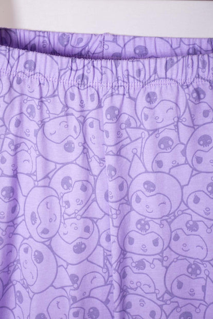 PIJAMA DE KUROMI CON PANTALÓN LARGO MULTICOLOR PARA NIÑA